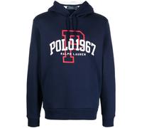 Polo Ralph Lauren logo-print cotton hoodie - Blue XL