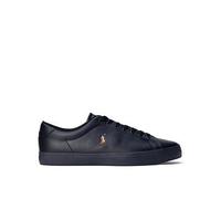 Polo Ralph Lauren Longwood Leather Trainers, Black, Size 6, Men Black