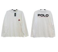 Polo Ralph Lauren LS Pocket Logo T-shirt Jersey Retro Preppy Sweatshirt XL