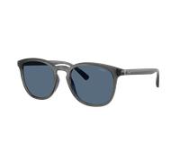 Polo Ralph Lauren Man Sunglass PH4222U - Frame color: Shiny Transparent Grey, Lens color: Dark Blue