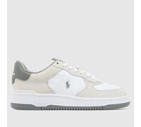 Polo Ralph Lauren Masters Court Trainers in White & grey UK 7 (EU 41)