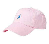 Polo Ralph Lauren Men`s Cotton Chino Baseball Cap (Pink(3021)/Blue, One Size), Blue,pink, One size