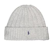Polo Ralph Lauren Men`s Signature Merino Cuffed Beanie, Light Gray (Pp0054-032), One Size