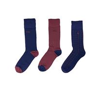 POLO RALPH LAUREN Men`s Super Soft Flat Knit Dress Crew Socks 3 Pack (N(ZP8991080PKN)/B, 10-13), N(zp8991080pkn)/B, 10-13