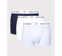 Polo Ralph Lauren Mens 3 Pack Classic Stretch Cotton Trunks - Colour: 003 3PK Oxford Blue/White/Cr Navy - Size: XL