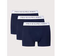 Polo Ralph Lauren Mens 3 Pack Classic Stretch Cotton Trunks - Colour: 058 3PK Navy/Navy Aopp/Navy - Size: Large
