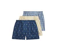 Polo Ralph Lauren Men's 3-Packaged Woven Boxers - Beige - XXL
