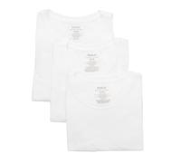 Polo Ralph Lauren Men's 4D Flex Cotton Modal Cooling Vent Undershirts 3 Pack White/Navy 3 Pack Small