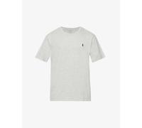 Polo Ralph Lauren Mens Andover Heather Logo-embroidered Cotton-jersey T-shirt L
