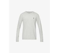 Polo Ralph Lauren Mens Andover Heather Logo-embroidered Relaxed-fit Cotton-jersey T-shirt L