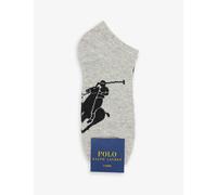 Polo Ralph Lauren Mens Assorted Logo-print Pack of Three Cotton-blend Socks
