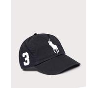 Polo Ralph Lauren Mens Big Pony Chino Baseball Cap - Colour: 015 RL Black - Size: One Size