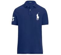 Polo Ralph Lauren Mens Big Pony Custom Slim Fit Mesh Polo Shirt (XX-Large, Navy), The French Navy, XXL