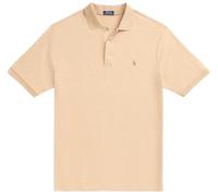 POLO RALPH LAUREN Men's Big & Tall Short Sleeve Soft Touch Polo Shirt, Camel Heather With Signature Multicoloured Pony, 2X