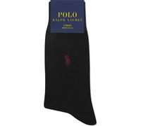 Polo Ralph Lauren Mens Black Fil D'ecosse Cotton Socks 5.5-8