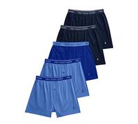 Polo Ralph Lauren Mens Boxer Brief 5Pack, 2 Cruise Navy/Rugby Royal/2 Aerial Blue, M