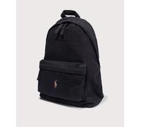 Polo Ralph Lauren Mens Canvas Backpack - Colour: 001 Polo Black - Size: One Size One Size