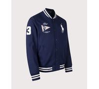 Polo Ralph Lauren Mens Classic Fit Big Pony Fleece Baseball Jacket - Colour: 001 Newport Navy - Size: XL