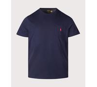 Polo Ralph Lauren Mens Classic Fit Jersey Pocket Shirt - Colour: 004 Ink - Size: Medium Medium