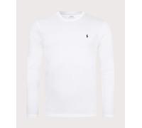 Polo Ralph Lauren Mens White Crewneck Long-sleeved Cotton-jersey T-shirt M