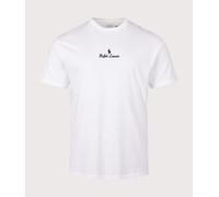 Classic Fit Jersey T-Shirt with Logo White