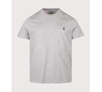 Polo Ralph Lauren Mens Classic Fit (Relaxed) Lightweight T-Shirt - Colour: 020 Andover Heather / Navy PP - Size: Medium