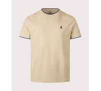 Polo Ralph Lauren Mens Classic Fit Stretch Mesh T-Shirt - Colour: 500 Coastal Beige - Size: Medium