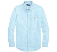 Polo Ralph Lauren Mens Classic Long Sleeve Oxford Shirt, The Basic Aegean Blue, XL
