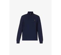 Polo Ralph Lauren Mens Cruise Vy Logo-embroidered Funnel-neck Cotton Jumper Xxl