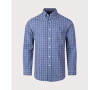 Polo Ralph Lauren Mens Custom Fit Brushed Oxford Shirt - Colour: 002 Blue Heather Multi - Size: Medium