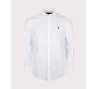 Polo Ralph Lauren Men's Custom Fit Oxford Long Sleeved Shirt - White - M
