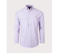 Polo Ralph Lauren Mens Custom Fit Iconic Oxford Shirt - Colour: 001 Thistle - Size: Medium