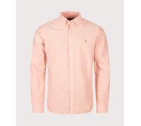 Polo Ralph Lauren Mens Custom Fit Iconic Oxford Shirt - Colour: 008 Kona Orange - Size: Medium