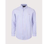 Polo Ralph Lauren Mens Custom Fit Lightweight Oxford Shirt - Colour: 002 Blue/Pink - Size: Large