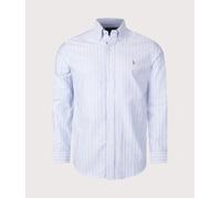 Polo Ralph Lauren Mens Custom Fit Lightweight Shirt - Colour: 008 Blue Multi - Size: XL
