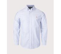 Polo Ralph Lauren Mens Custom Fit Lightweight Shirt - Colour: 008 Blue Multi - Size: XXL