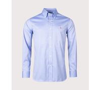 Polo Ralph Lauren Mens Custom Fit Oxford Dress Shirt - Colour: 002 True Blue/White - Size: XL/17.5