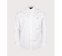 White Casual Button-Down Shirt - male - Ralph Lauren - Casual Shirts - White - XL - Shirts XL