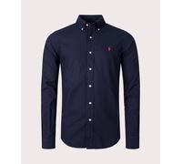 Polo Ralph Lauren Mens Vy Long-sleeved Garment-dyed Custom-fit Cotton Oxford Shirt M