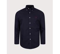 Custom Fit Button Down Shirt - male - Ralph Lauren - Casual Shirts - Blue - 2XL - Shirts 2XL