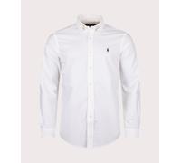 Polo Ralph Lauren Mens Custom Fit Oxford Shirt - Colour: 003 White - Size: Small