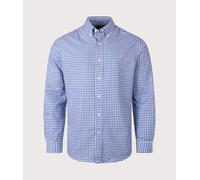 Polo Ralph Lauren Custom Fit Oxford Shirt - Blue and White - L - Menswear L