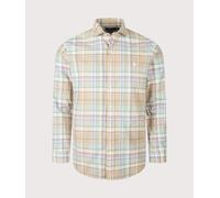 Polo Ralph Lauren Mens Custom Fit Plaid Oxford Shirt - Colour: 002 Khaki Faded Mint Multi - Size: Medium