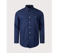 Polo Ralph Lauren Mens Custom Fit Stretch Poplin Shirt - Colour: 001 Newport Navy - Size: XL