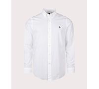 Polo Ralph Lauren Mens Custom Fit Stretch Poplin Shirt - Colour: 002 White - Size: XL