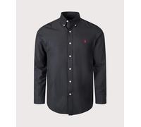 Polo Ralph Lauren Mens Custom Fit Stretch Poplin Shirt - Colour: 006 Polo Black - Size: Medium
