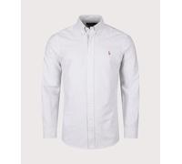 Polo Ralph Lauren Mens Custom Fit Striped Oxford Shirt - Colour: 011 Shamrock/White - Size: XL