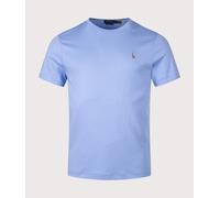 Polo Ralph Lauren Mens Custom Slim Fit Cotton T-Shirt - Colour: 101 Fall Blue - Size: Large