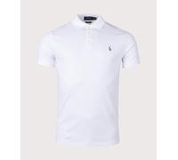 Polo Ralph Lauren Mens Custom Slim Fit Interlock Polo Shirt - Colour: 003 White - Size: Large