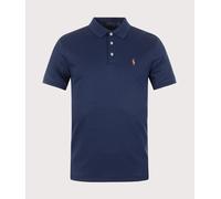 Polo Ralph Lauren Mens Custom Slim Fit Interlock Polo Shirt - Colour: Core 006 French Navy - Size: Medium